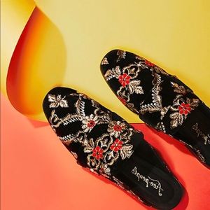 Free People Brocade at ease loafer